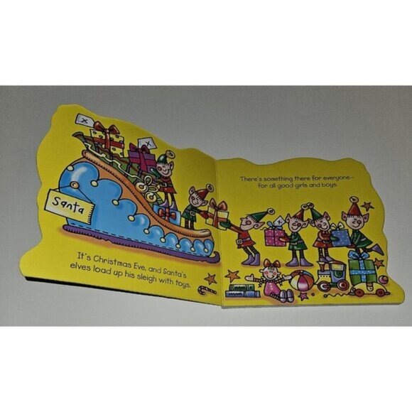 4 Christmas Board Books Lot Here Comes Santa Busy Day Snowy Stories Reindeer - Picture 8 of 13